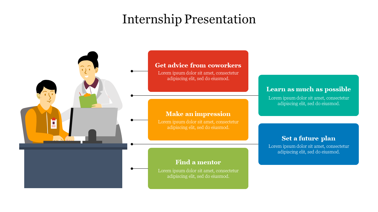 Creative Internship Presentation PowerPoint 